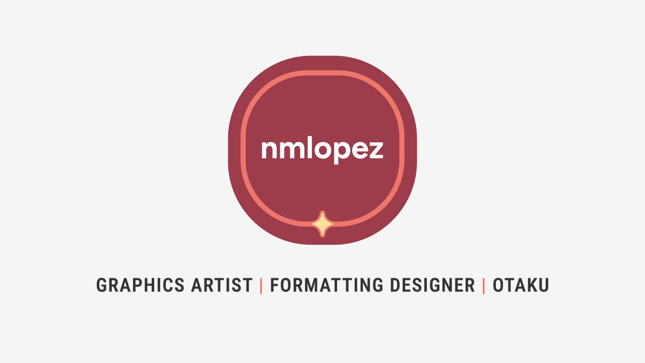 nmlopez Fanzine Credit Logo Animation